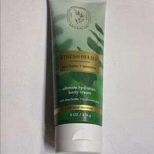 Bath & Body Works Stress Relief Eucalyptus Spearmint Body Cream - NEW